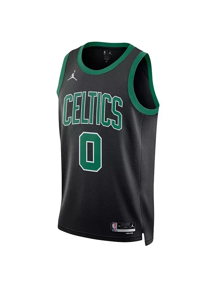 Мужская баскетбольная майка Jordan Jayson Tatum Boston Celtics Swingman Nike — изображение 2 из 5, черный