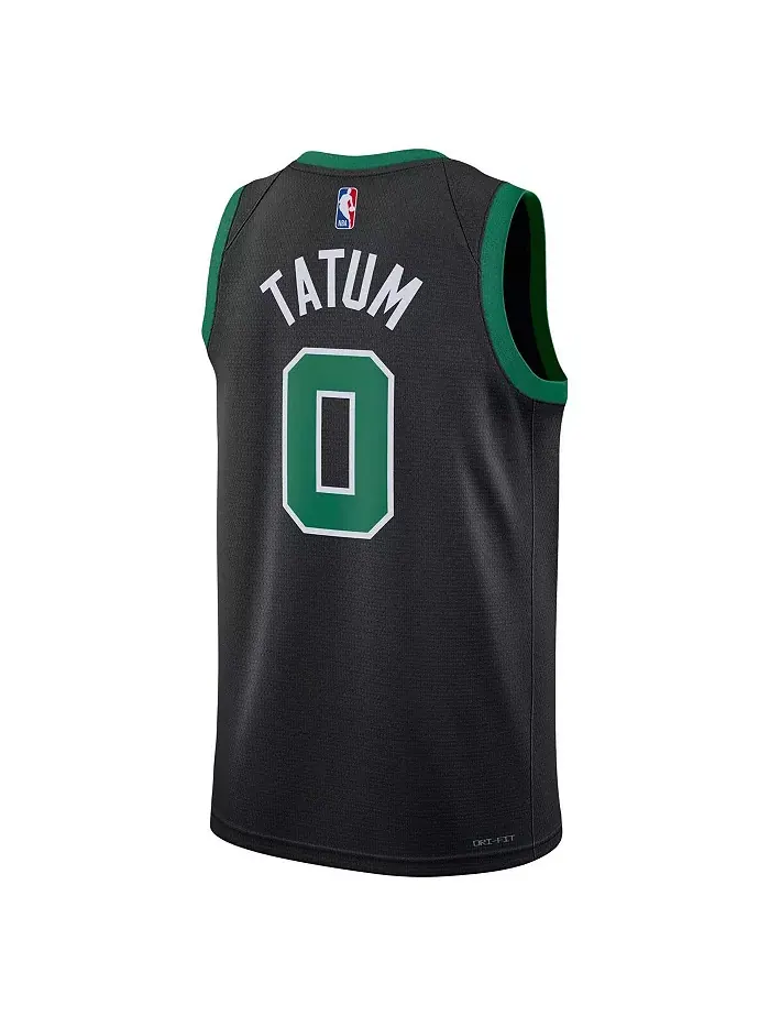 Мужская баскетбольная майка Jordan Jayson Tatum Boston Celtics Swingman Nike — изображение 3 из 5, черный