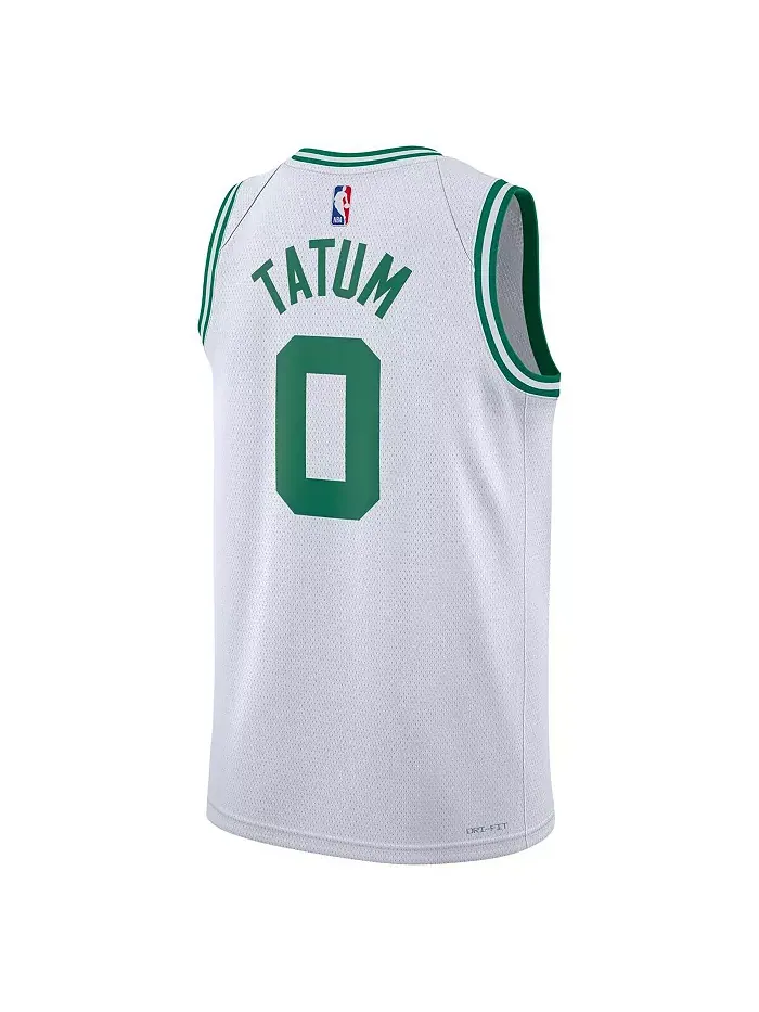 Мужская баскетбольная майка Jordan Jayson Tatum Boston Celtics Swingman Nike — изображение 4 из 5, черный