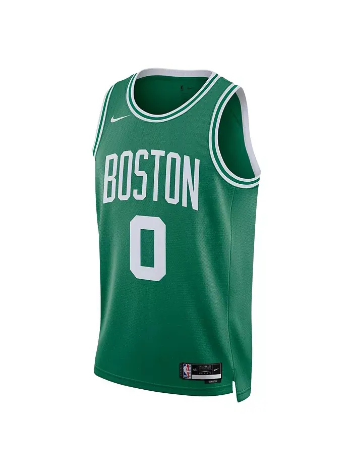 Мужская баскетбольная майка Jordan Jayson Tatum Boston Celtics Swingman Nike — изображение 2 из 5, зеленый