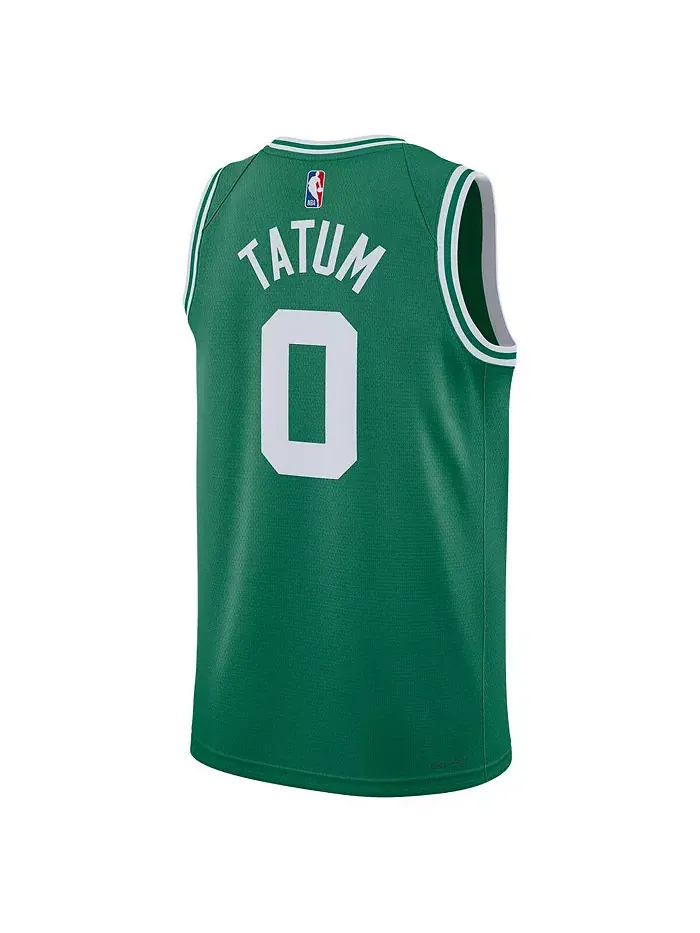 Мужская баскетбольная майка Jordan Jayson Tatum Boston Celtics Swingman Nike — изображение 3 из 5, зеленый