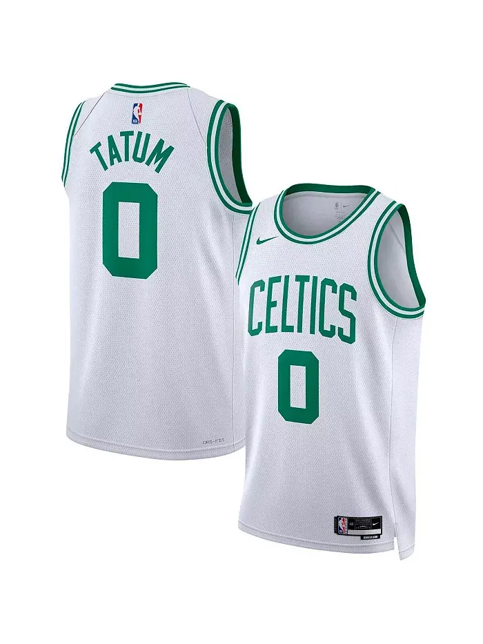Мужская баскетбольная майка Jordan Jayson Tatum Boston Celtics Swingman Nike — изображение 1 из 3, белый