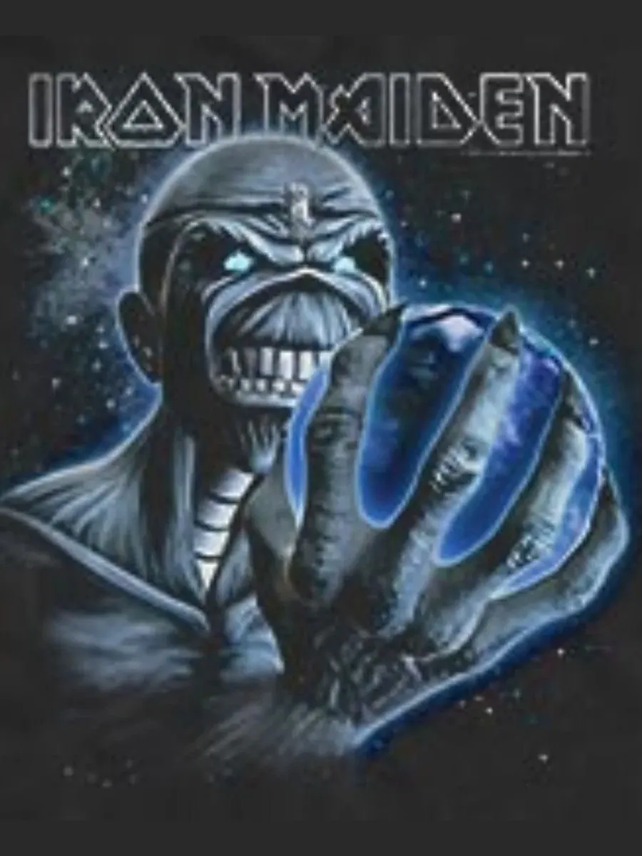 Мужская майка Iron Maiden Eddie Planet Fifth Sun — изображение 3 из 3, черный