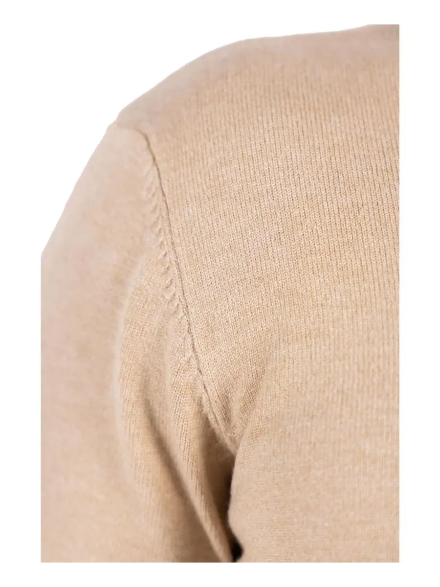 Свитер с круглым вырезом, длинным рукавом, модель Big & Tall Basic Crewneck XRAY — изображение 10 из 15, овсяный