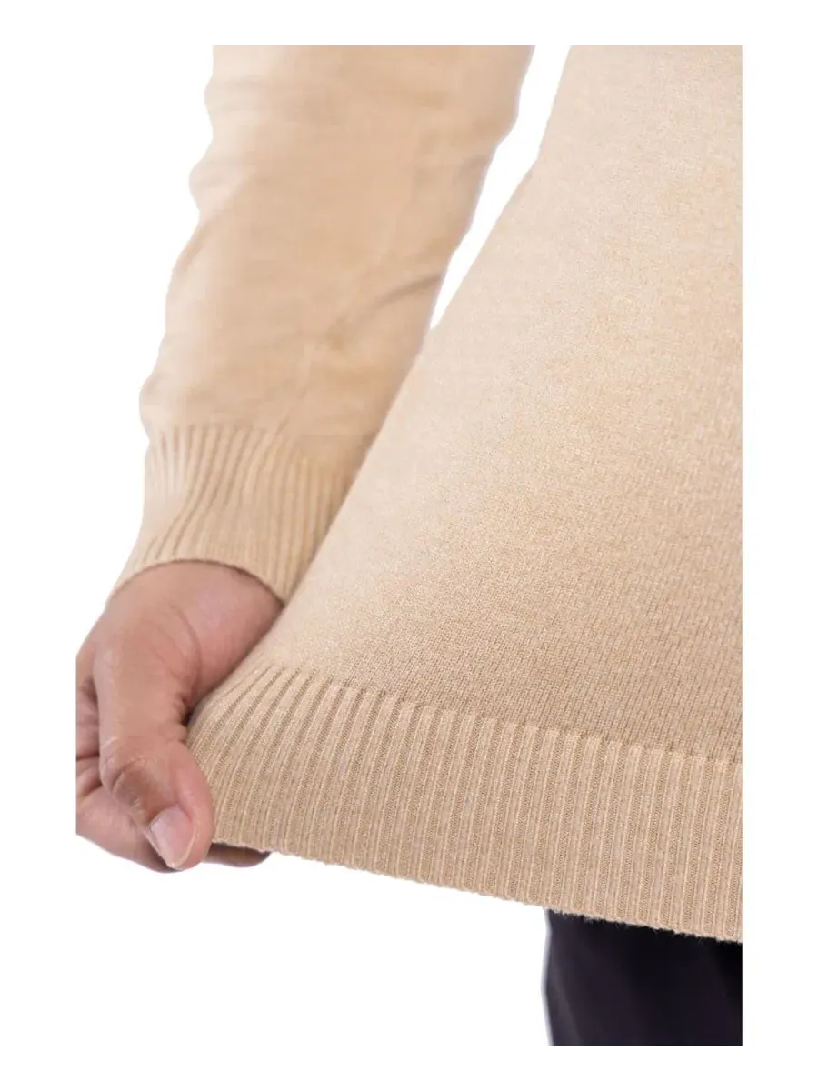 Свитер с круглым вырезом, длинным рукавом, модель Big & Tall Basic Crewneck XRAY — изображение 11 из 15, овсяный