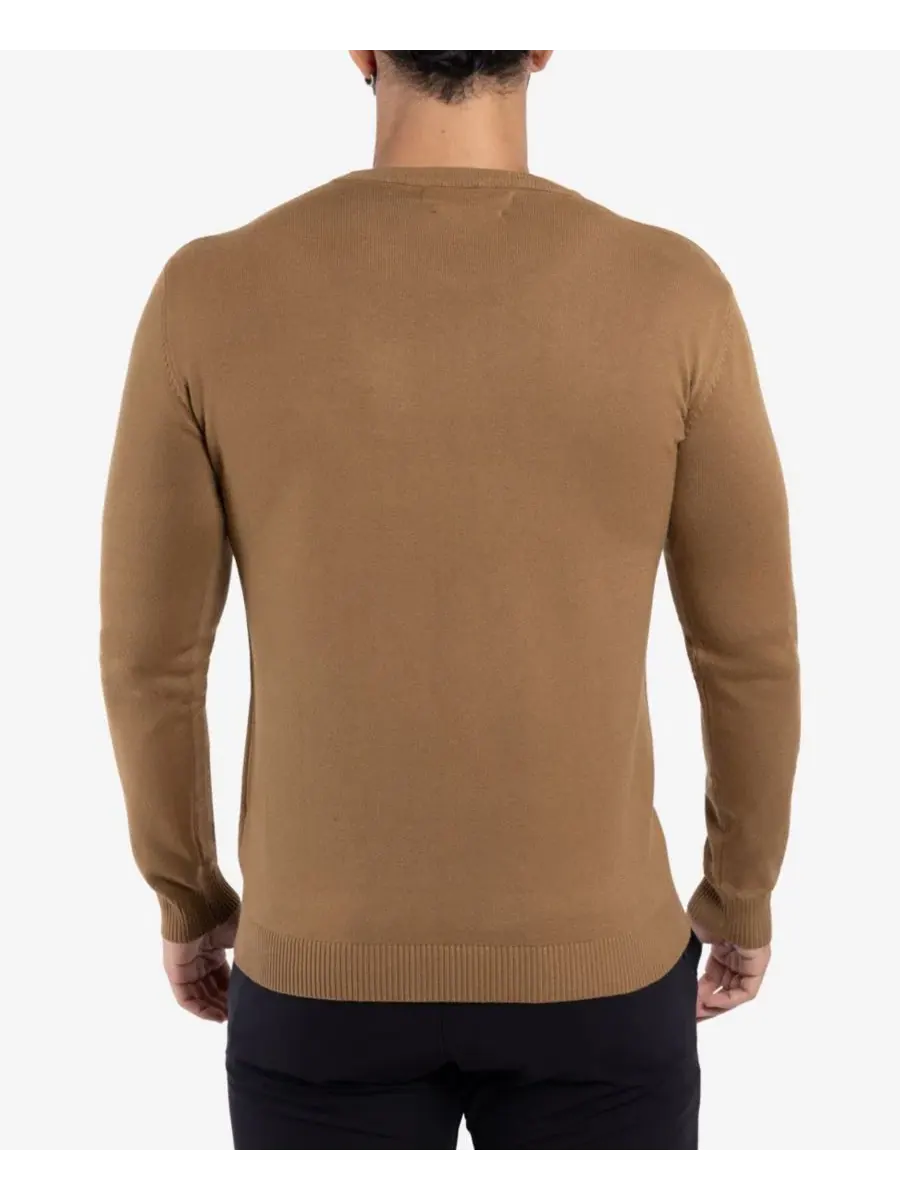 Свитер с круглым вырезом XRAY X RAY Men's Crewneck Sweater — изображение 2 из 13, хаки