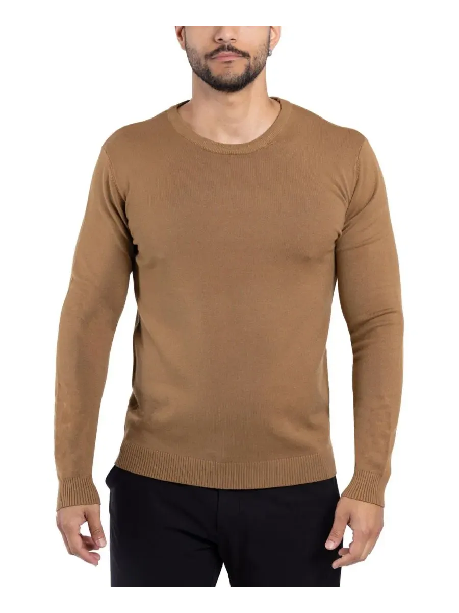 Свитер с круглым вырезом XRAY X RAY Men's Crewneck Sweater — изображение 5 из 13, хаки