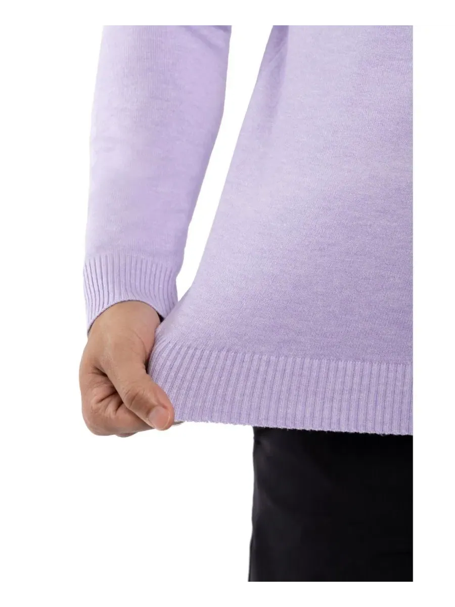 Свитер с круглым вырезом Big & Tall Basic Crewneck XRAY — изображение 9 из 15, фиолетовый