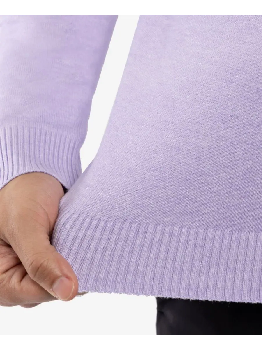 Свитер с круглым вырезом Big & Tall Basic Crewneck XRAY — изображение 15 из 15, фиолетовый