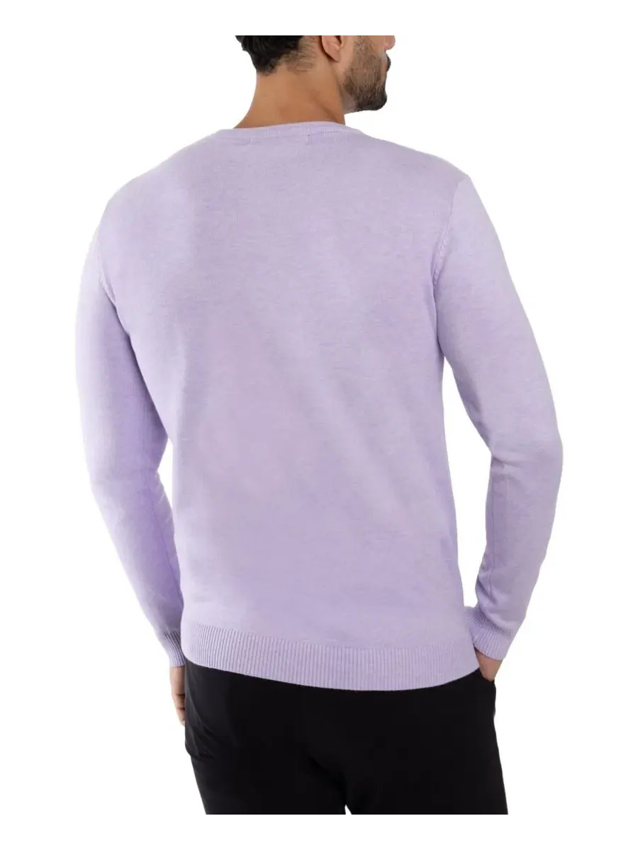 Свитер с круглым вырезом Big & Tall Basic Crewneck XRAY — изображение 4 из 15, фиолетовый