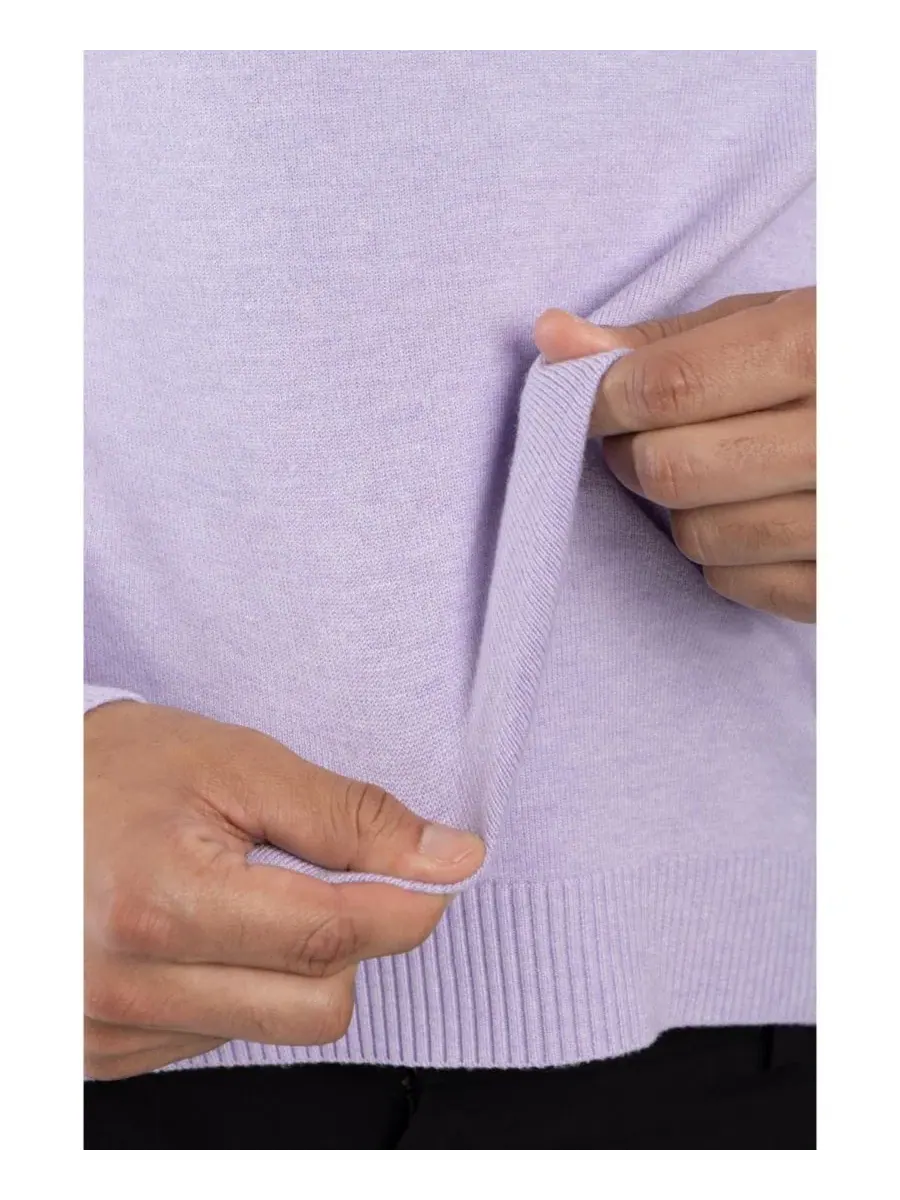 Свитер с круглым вырезом Big & Tall Basic Crewneck XRAY — изображение 7 из 15, фиолетовый