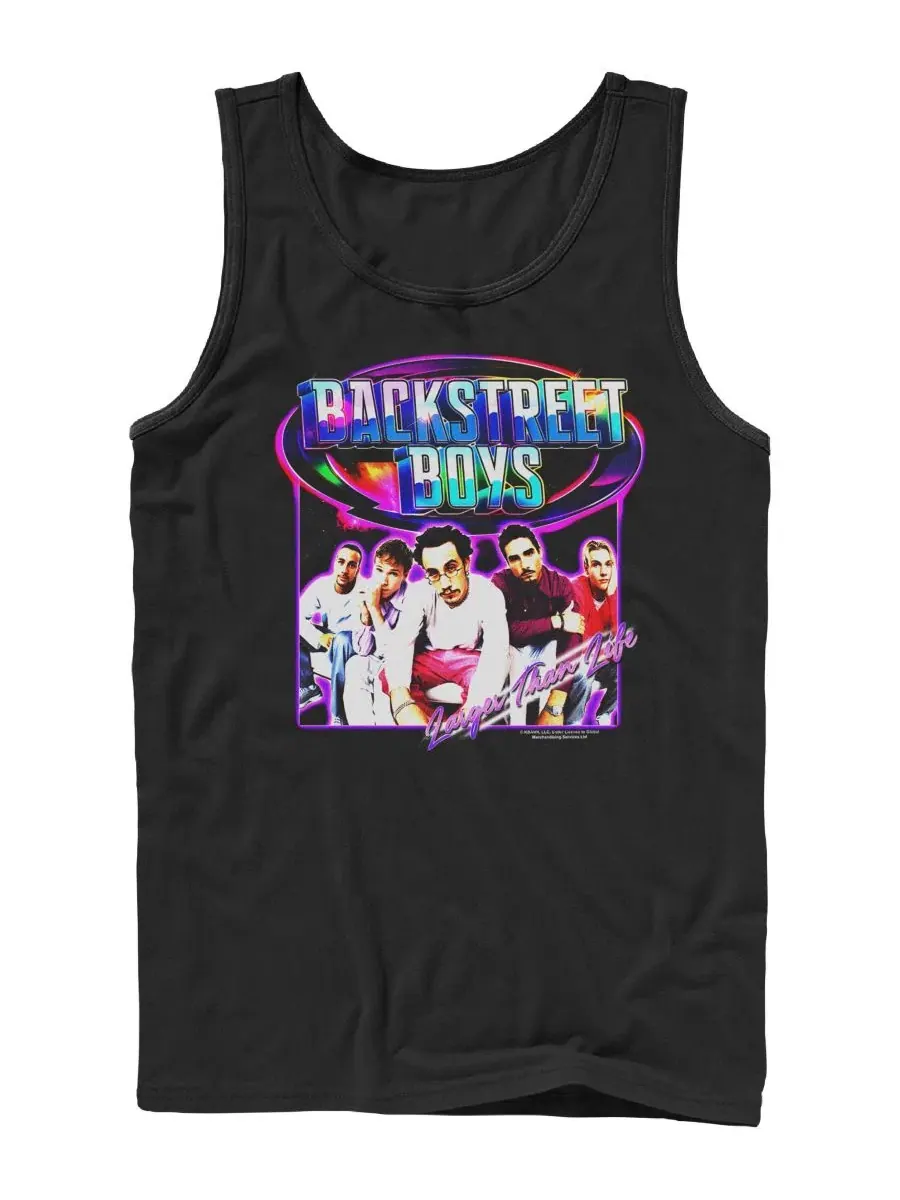 Мужская майка с принтом Backstreet Boys Larger Than Life Group Photo Fifth Sun — изображение 1 из 3, черный