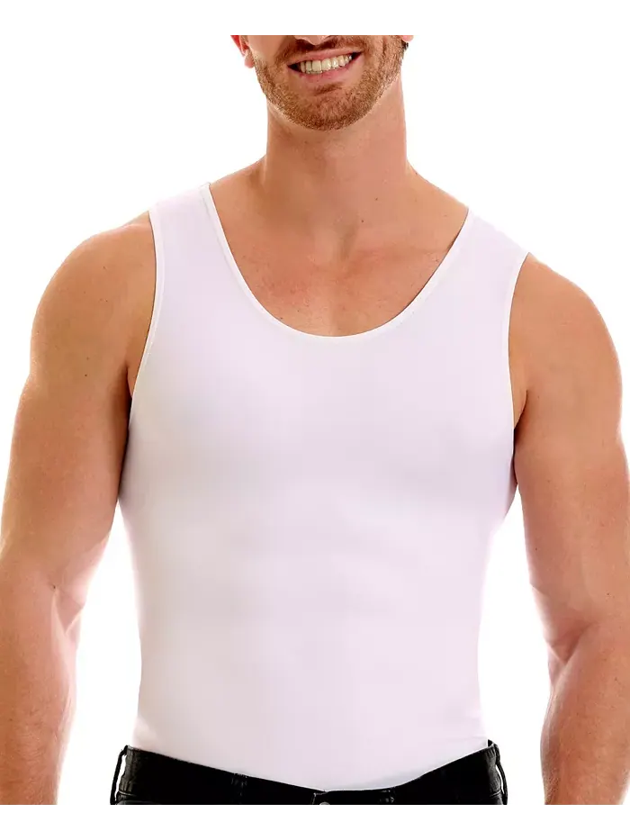 Мужская майка с компрессионным эффектом Insta Slim Big & Tall Instaslim — изображение 1 из 6, белый