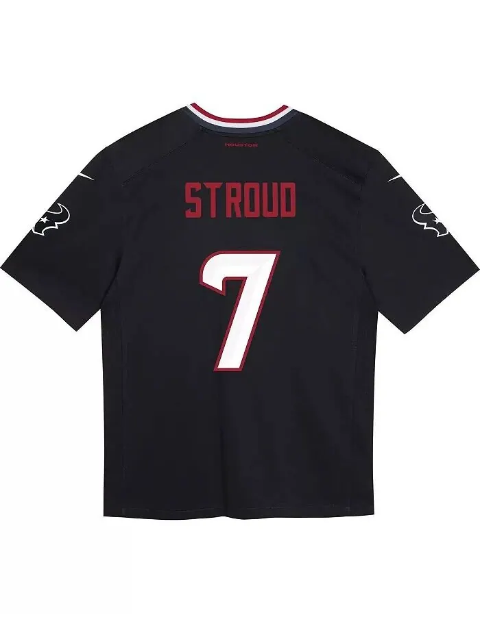 Nike для дошкольников C . Темно-синяя игровая майка Stroud Houston Texans Outerstuff — изображение 3 из 3, темно-синий