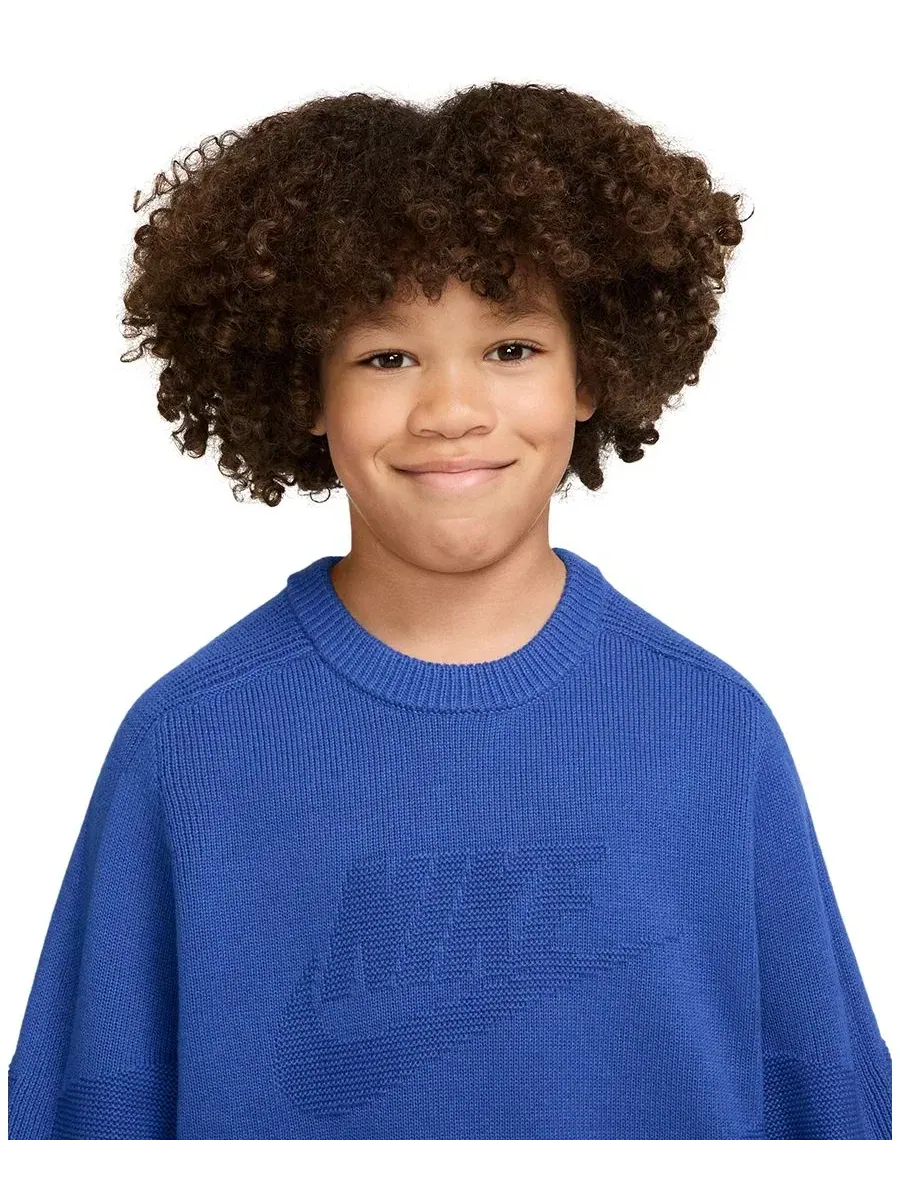 Свитшот с круглым вырезом Sportswear Crewneck Nike — изображение 2 из 3, гейм роял