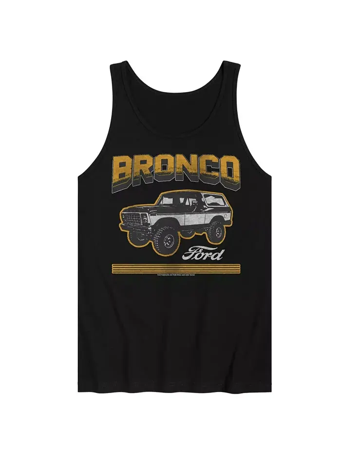 Мужская майка без рукавов Ford Bronco AIRWAVES — изображение 1 из 3, черный