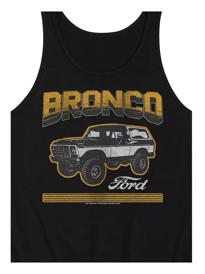 Мужская майка без рукавов Ford Bronco AIRWAVES — изображение 2 из 3, черный