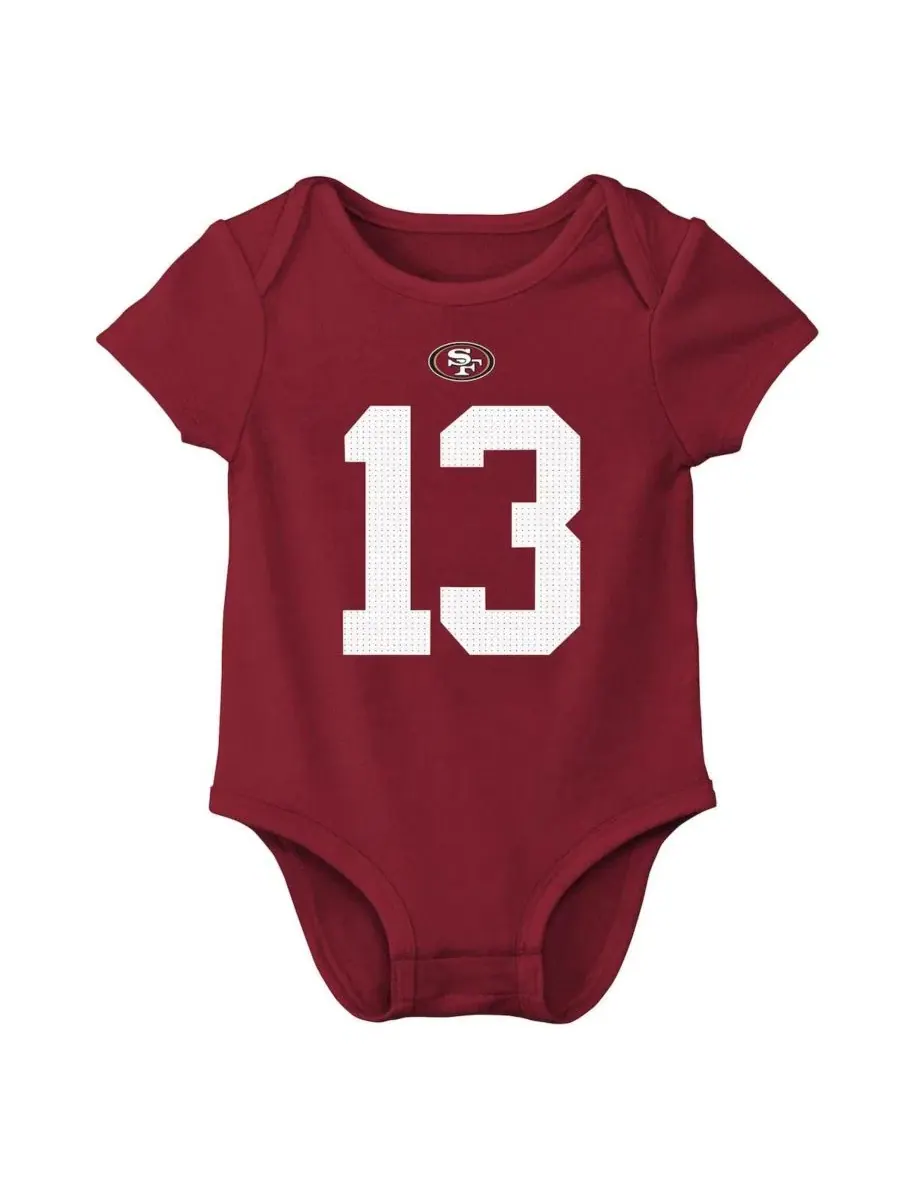 Боди с коротким рукавом Brock Purdy Scarlet San Francisco 49ers Nike — изображение 3 из 3, алый