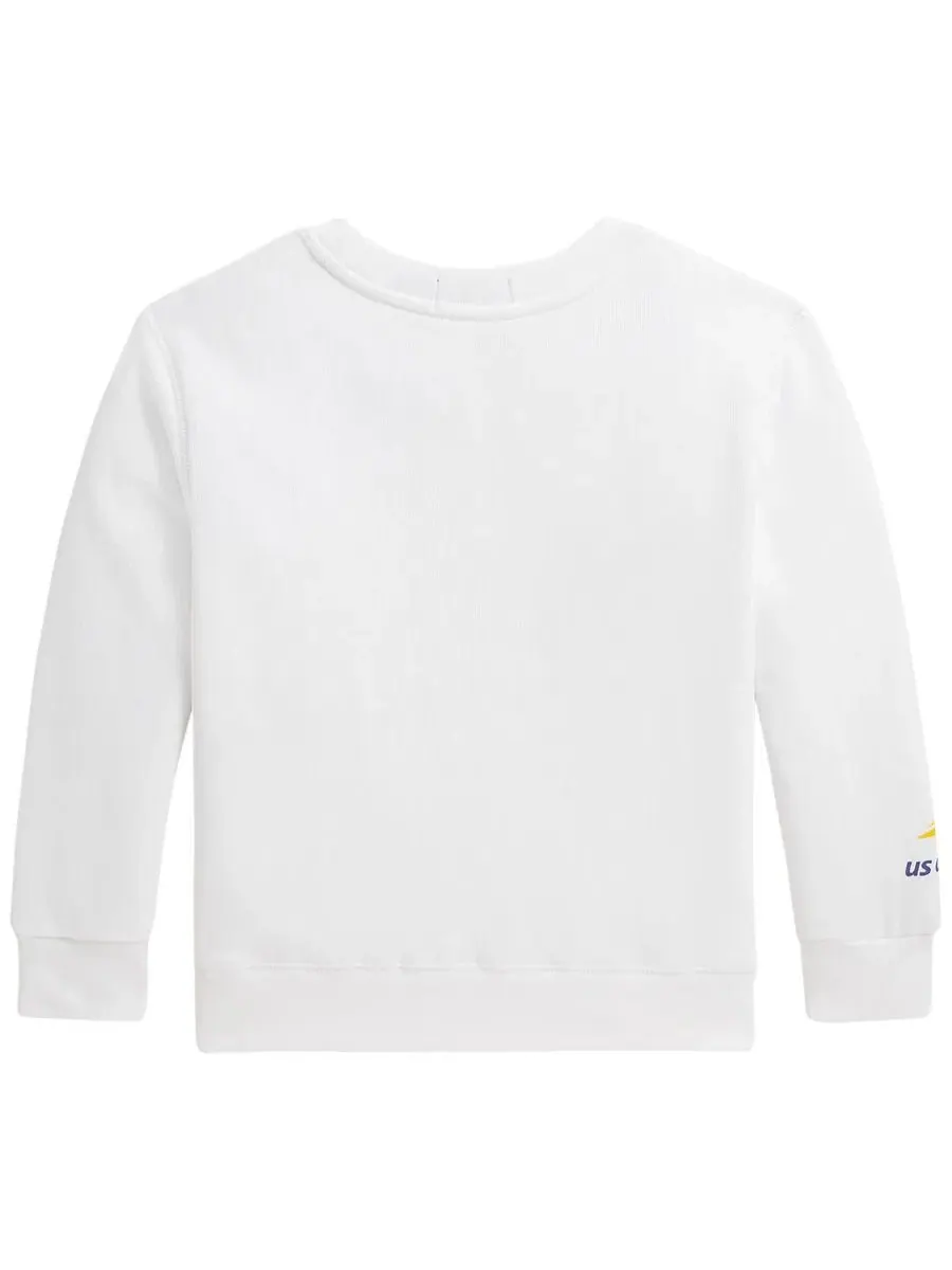 Свитшот с длинным рукавом с принтом Polo Bear US Open Polo Ralph Lauren — изображение 2 из 3, белый