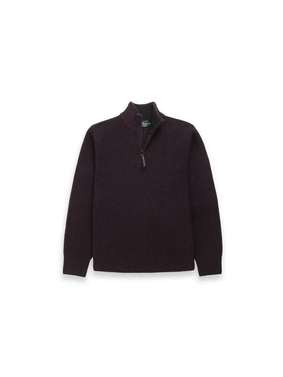 Мужской свитер Robbies Road Quarter Zip Rodd & Gunn — изображение 2 из 5, черный