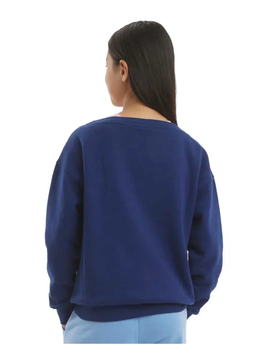 Свитшот с графическим принтом Crewneck Graphic Sweatshirt Champion — изображение 4 из 6, фиолетовый розовый