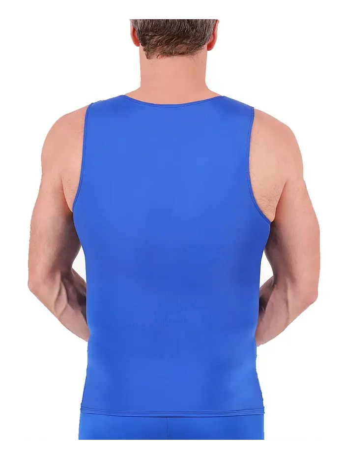 Мужская компрессионная майка для активного отдыха Big & Tall Muscle Tank Top Instaslim — изображение 2 из 5, королевский