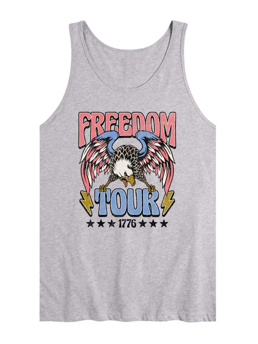 Мужская майка без рукавов с принтом Freedom Tour 1776 AIRWAVES — изображение 1 из 3, приглушенный