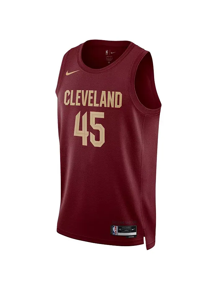 Мужская и женская баскетбольная майка Donovan Mitchell Cleveland Cavaliers Swingman Nike — изображение 3 из 3, бордовый