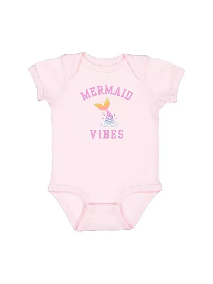 Боди с коротким рукавом для девочек Mermaid Vibes Sweet Wink — изображение 1 из 2, розовый
