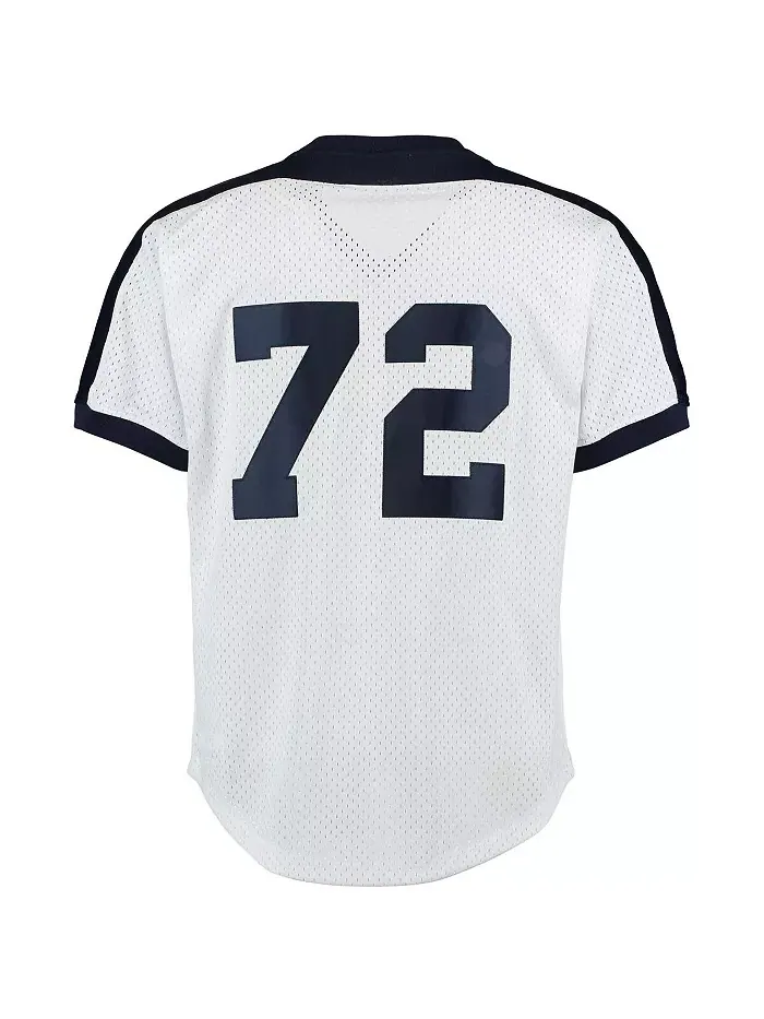 Мужская бейсбольная майка для тренировок Carlton Fisk Chicago White Sox Cooperstown — изображение 2 из 3, белый