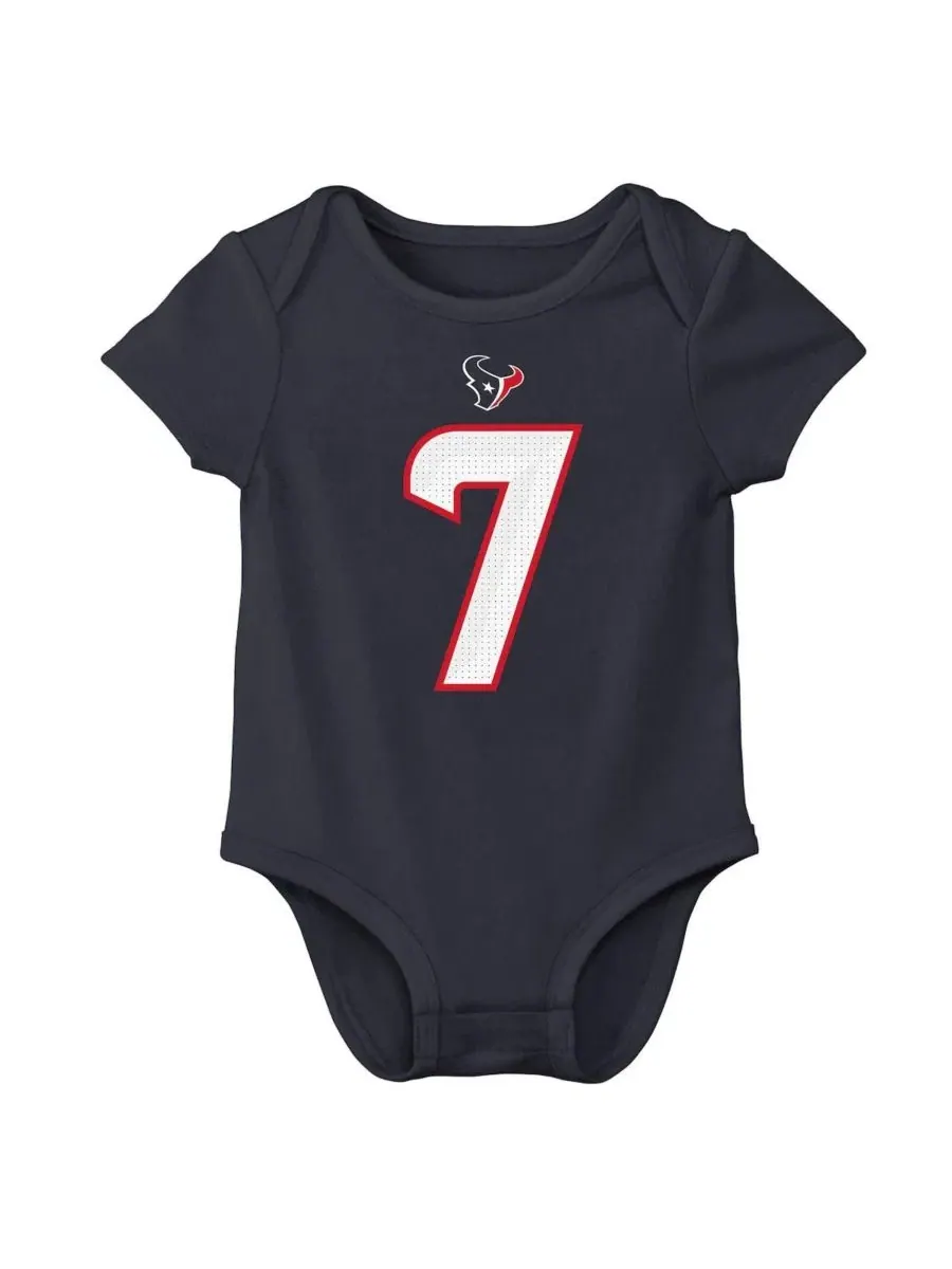 Боди с коротким рукавом C.J. Stroud Player Name Number Nike — изображение 3 из 3, темно-синий