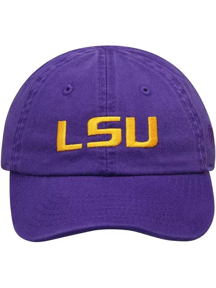Регулируемая шапка унисекс для младенцев фиолетового цвета LSU Tigers Mini Me Top Of The World — изображение 2 из 4