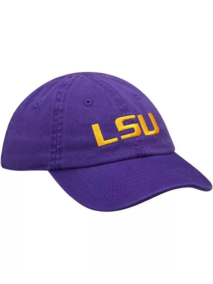 Регулируемая шапка унисекс для младенцев фиолетового цвета LSU Tigers Mini Me Top Of The World — изображение 3 из 4