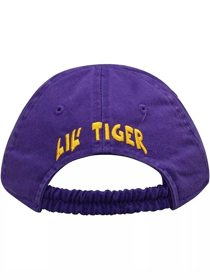 Регулируемая шапка унисекс для младенцев фиолетового цвета LSU Tigers Mini Me Top Of The World — изображение 4 из 4
