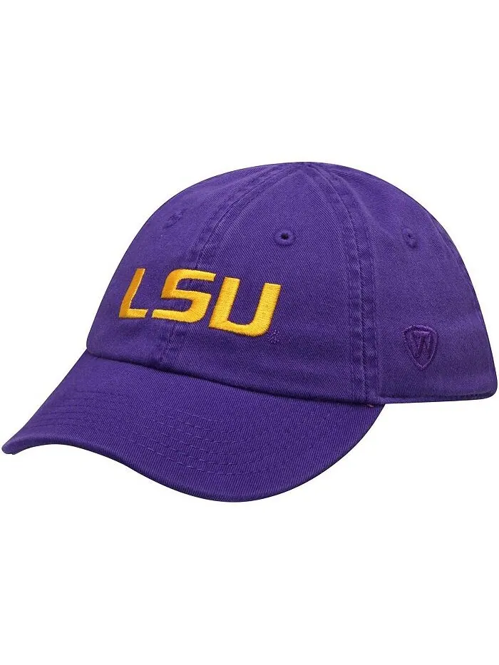 Регулируемая шапка для новорожденных фиолетового цвета LSU Tigers Mini Me Top of the World — изображение 1 из 4, фиолетовый
