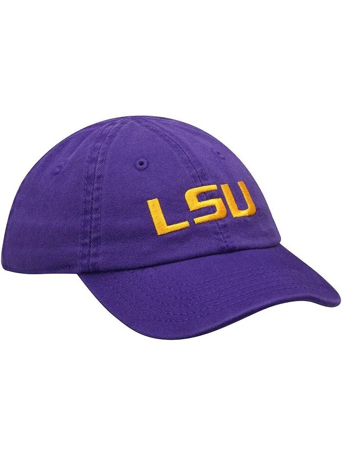 Регулируемая шапка для новорожденных фиолетового цвета LSU Tigers Mini Me Top of the World — изображение 3 из 4, фиолетовый