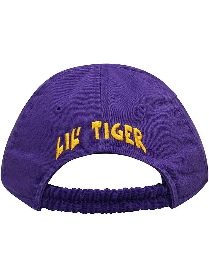 Регулируемая шапка для новорожденных фиолетового цвета LSU Tigers Mini Me Top of the World — изображение 4 из 4, фиолетовый