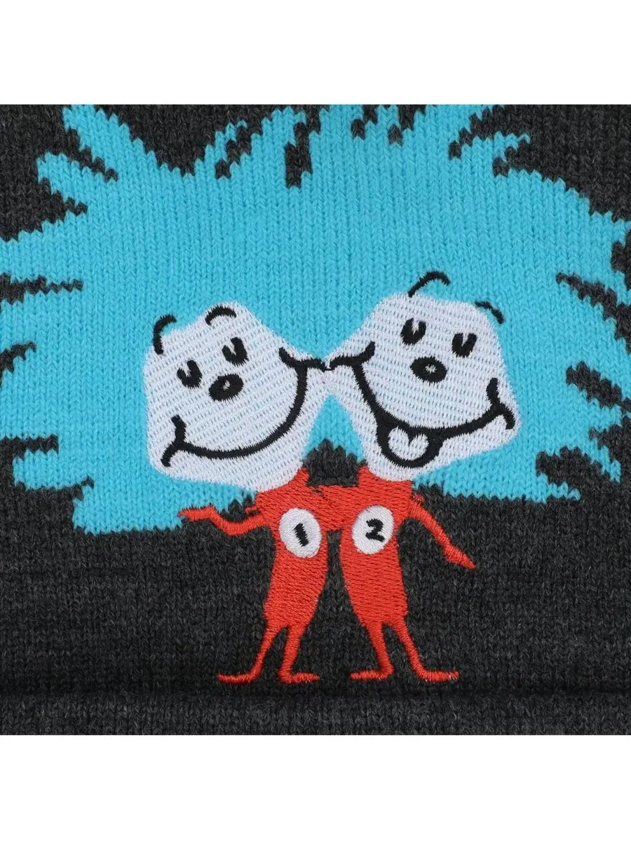 Шапка с помпоном и перчатками Thing 1 and Thing 2 Dr. Seuss — изображение 5 из 5, черный