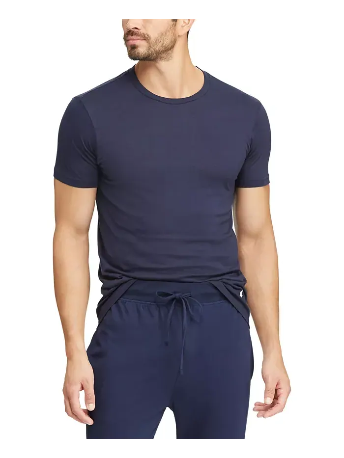 Мужские классические майки, 3 шт Polo Ralph Lauren — изображение 5 из 9, синий/темно-синий