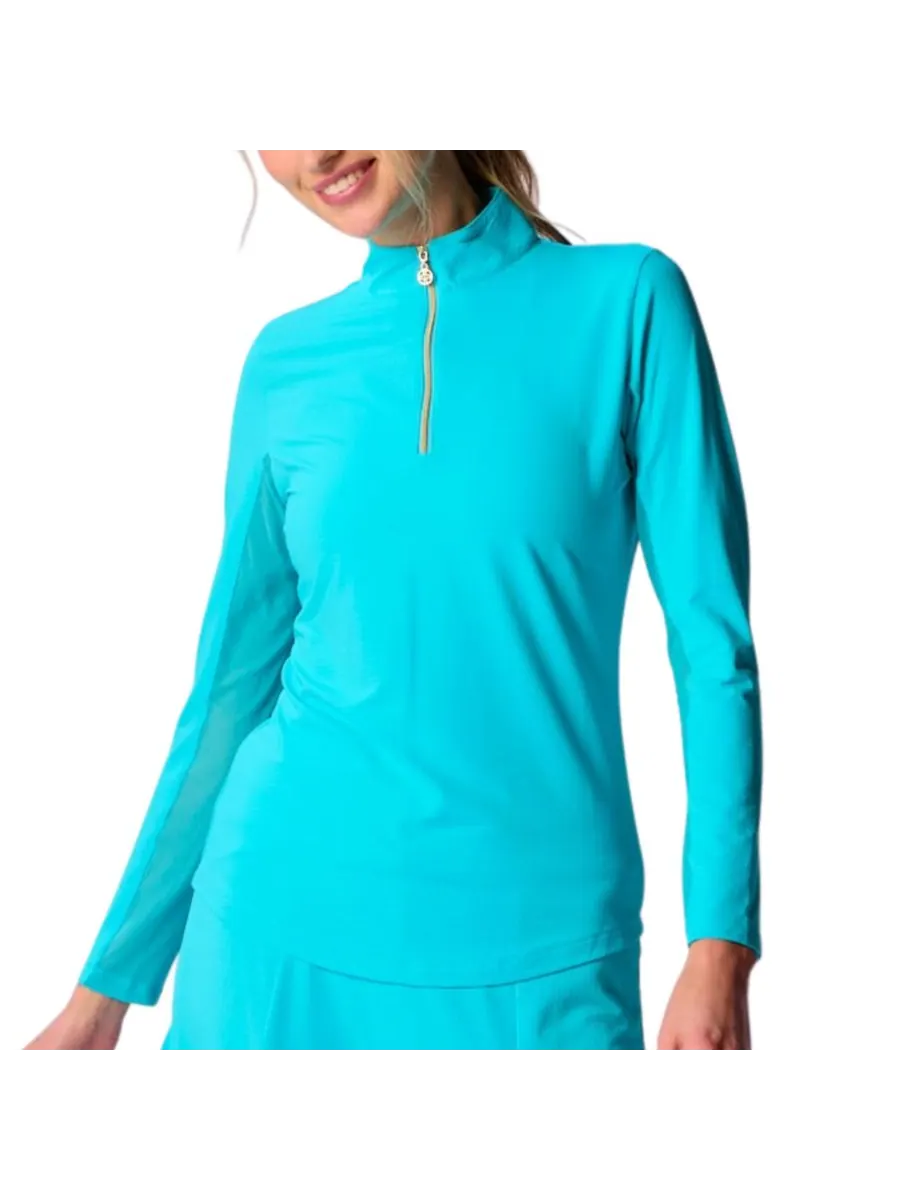 Женская футболка с длинными рукавами и воротником-стойкой G Lifestyle G Lifestyle Clothing — изображение 1 из 3