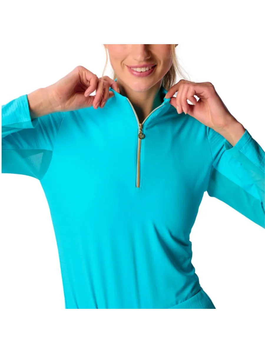 Женская футболка с длинными рукавами и воротником-стойкой G Lifestyle G Lifestyle Clothing — изображение 3 из 3
