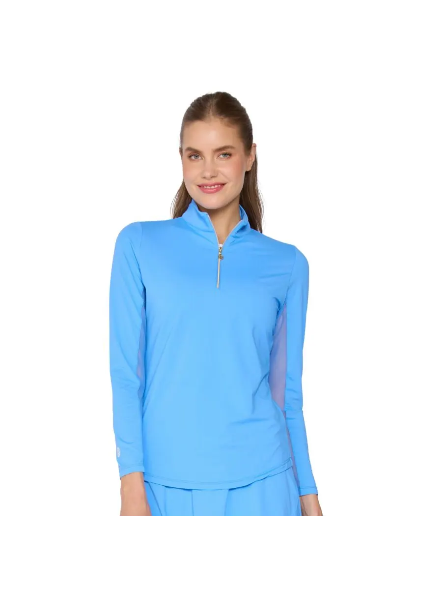 Женская футболка с длинными рукавами и воротником-стойкой G Lifestyle G Lifestyle Clothing, Bt. Peri — изображение 1 из 4