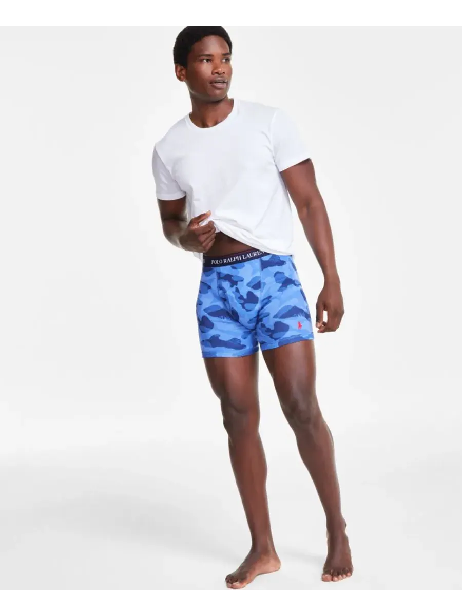 Мужские майки с круглым вырезом, комплект из 5 штук Polo Ralph Lauren — изображение 4 из 5, черный