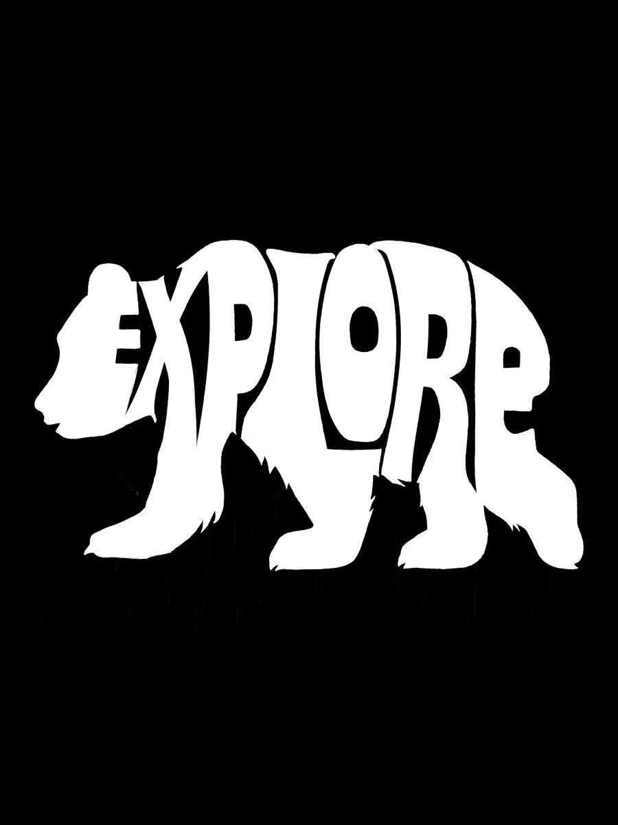 Майка-безрукавка с графическим принтом Explore Bear LA Pop Art — изображение 4 из 4, черный