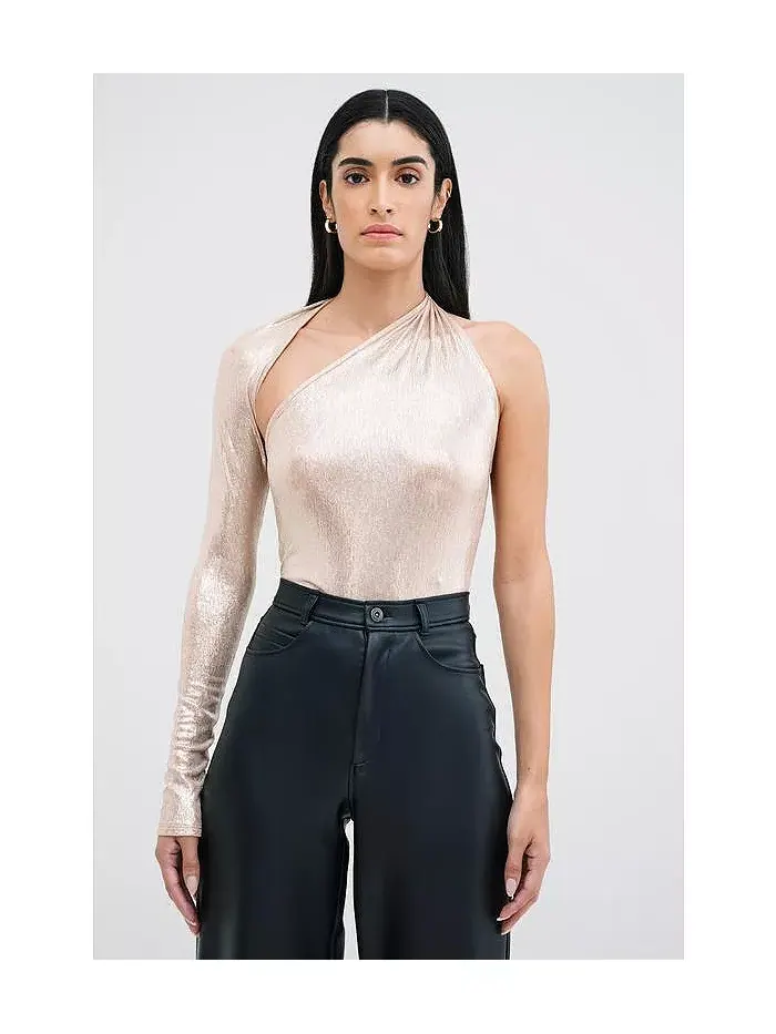 Женский топ Manhattan Metallic на одно плечо Marcella