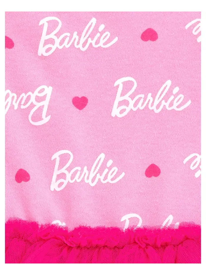 Боди-платье с пачкой для девочек Barbie — изображение 2 из 4, розовый