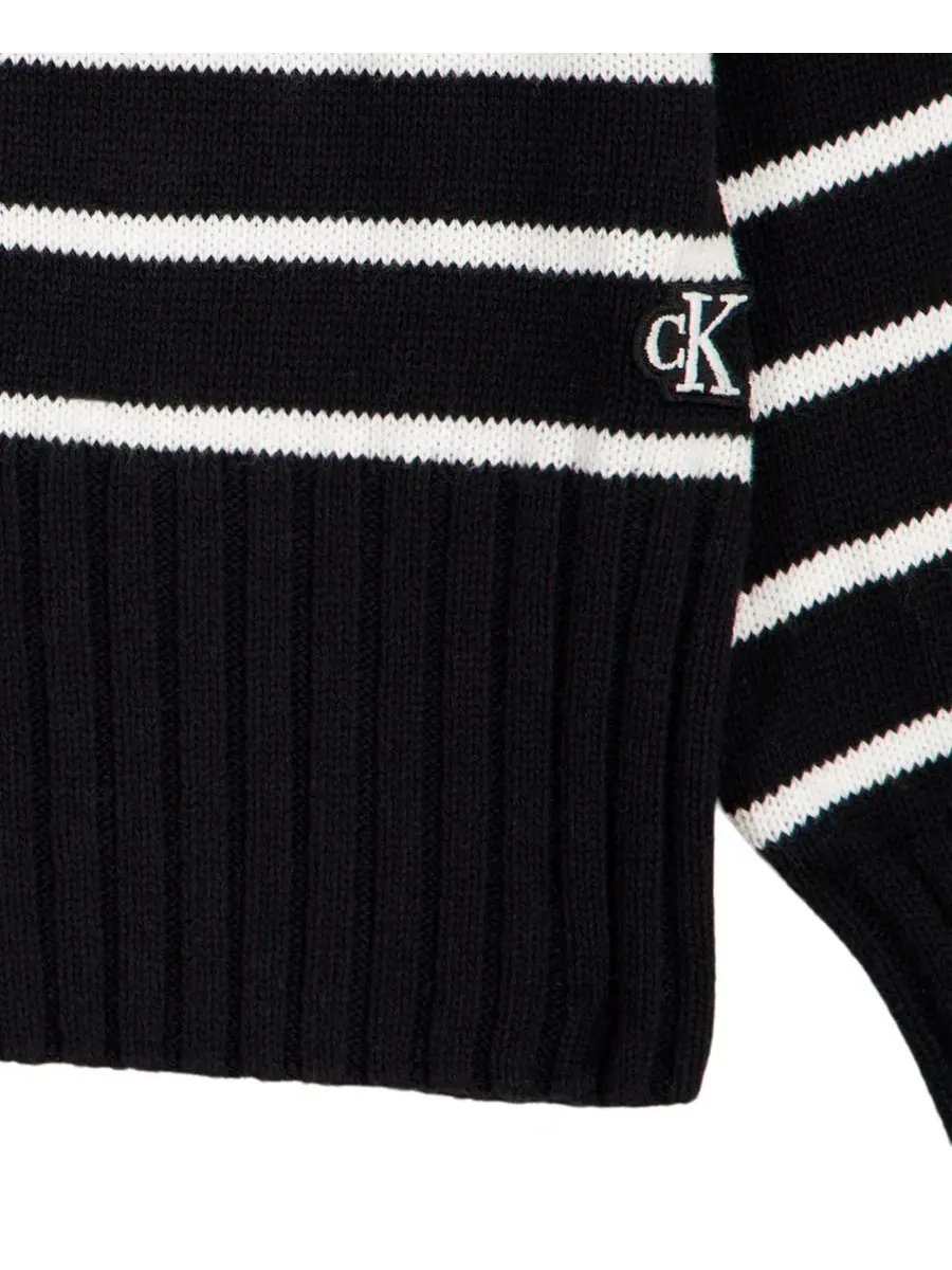 Свитер с молнией Calvin Klein — изображение 4 из 4, черный