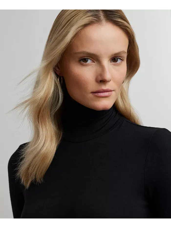 Облегающая водолазка Lauren Ralph Lauren — изображение 5 из 14, черный