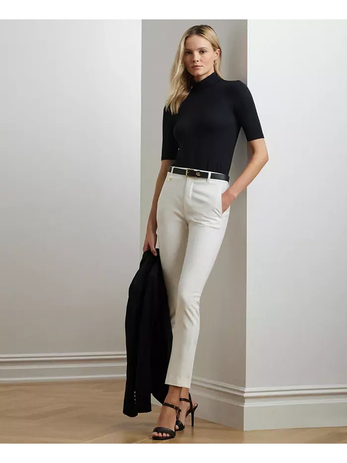Облегающая водолазка Lauren Ralph Lauren — изображение 6 из 14, черный