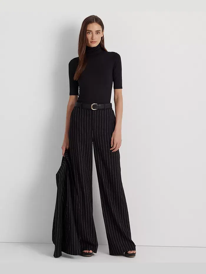 Облегающая водолазка Lauren Ralph Lauren — изображение 8 из 14, черный